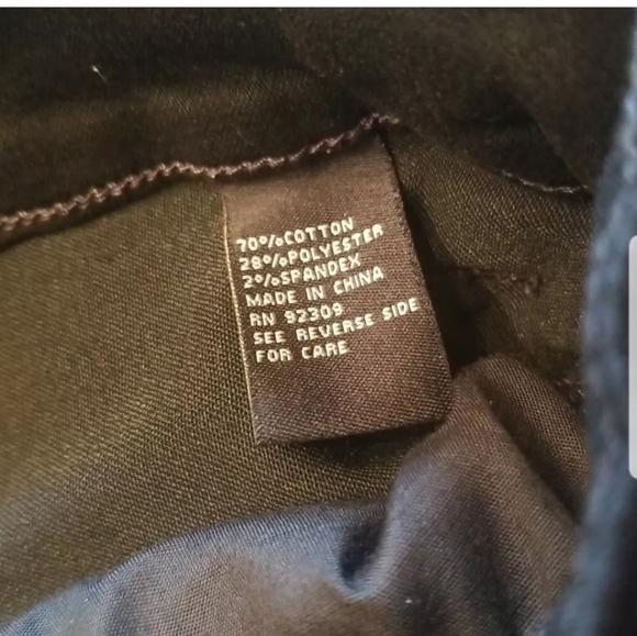 Diane Gilman Virtual Stretch Comfort Black Jean's NWT Sz 24WT - Picture 8 of 11